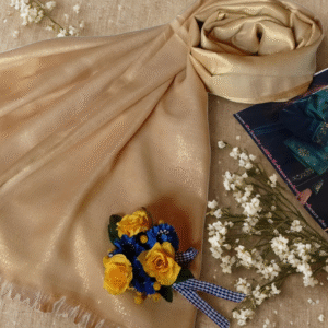 Elegant Shimmer Silk Stole