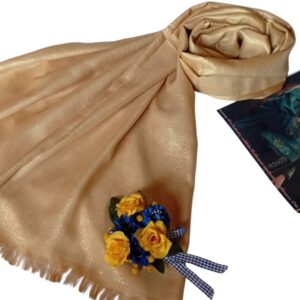 Elegant Shimmer Silk Stole